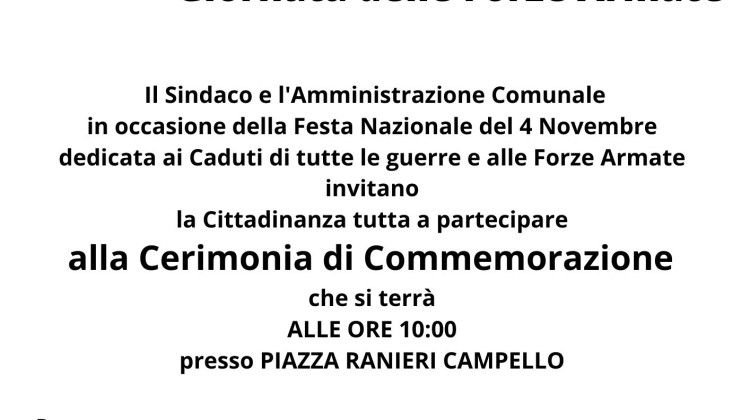 4 Novembre Giorno dell'Unità Nazionale Giornata delle Forze Armate (6)